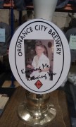 A beer brewed specially for the festival and the Margaret the committee chair prson