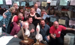 The committee proving they can organise a piss up in a beer festival